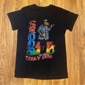 Snoop Dogg Shirt Short Sleeve Rap Hiphop‎ Snoop Doggy Dogg Adult Size Small